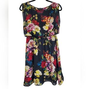 MM COUTORE Floral Whimsygoth Grunge Size Small Rose Dress